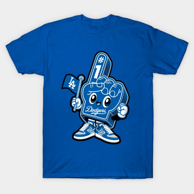 Mr. Dodger Foam Finger T-Shirt by ElRyeShop